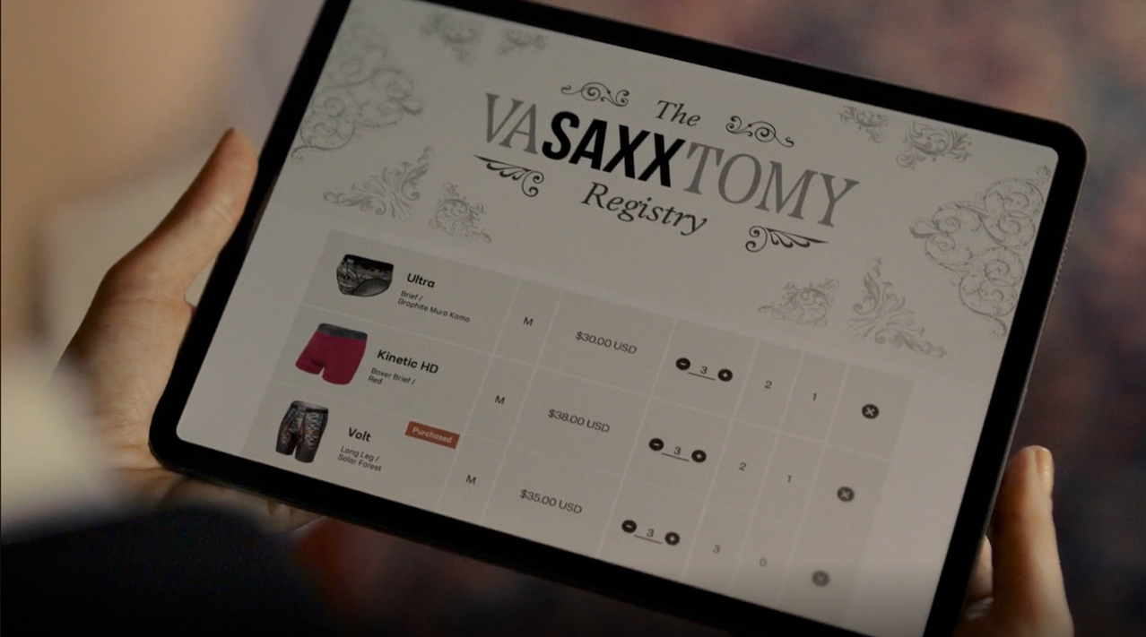 SAXX Underwear Launches March Madness Vasectomy Gift Registry